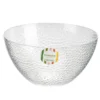 Saladier craquele transparent