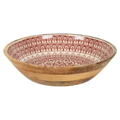 Saladier en bois ankara d28x7cm