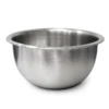 Saladier inox brosse avec rebord