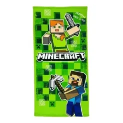 Serviette de plage minecraft