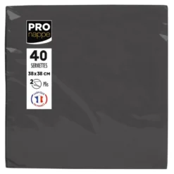 Serviette 38x38 tex touch x40 no
