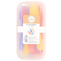 Set de couverts en plastique x12