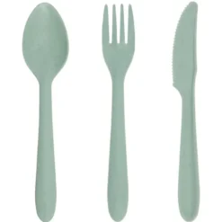 Set de couverts en plastique x12