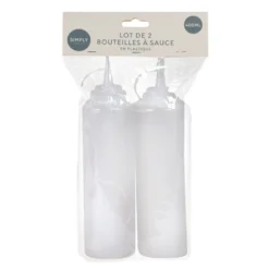 Set de deux bouteilles a sauce