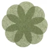 2 sets de table fleur vert