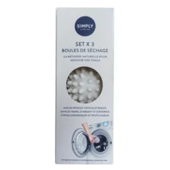 Set x3 boules de sechage