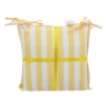 Set x2 galette de chaises rayee