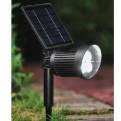 Spot solaire h40cm noir