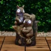 Statue animaux solaire gros yeux