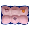 Support a oeuf x6 rose et bleu