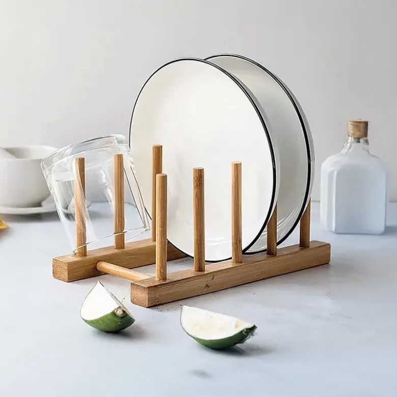Support assiette bambou 22*12*10