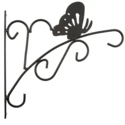Support plante ext metal oiseau