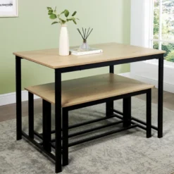 Table + 2 bancs