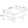 Table basse 1 tiroir