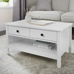 Table basse 2 tiroirs