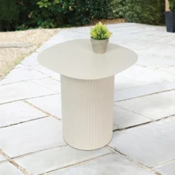 Table d'appoint metal pied d'ele