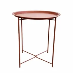 Table d'appoint tina ocre/terra/