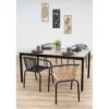 Table plateau effet bois