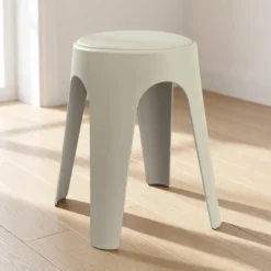 Tabouret assise molletonnee
