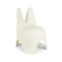 Tabouret lapin creme