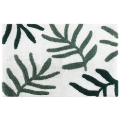 Tapis de bain feuilles