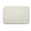 Tapis de bain soft touch blanc
