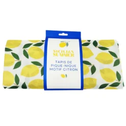 Tapis de picnic citron