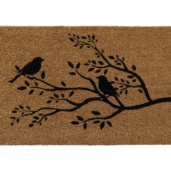Tapis imp 40x60cm oiseaux