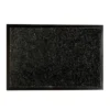 Tapis 80x120cm noir chine blanc