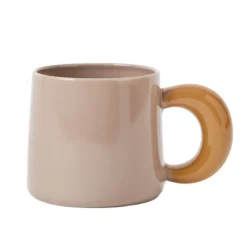 Tasse bicolore anse croissant