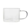 Tasse en verre strie