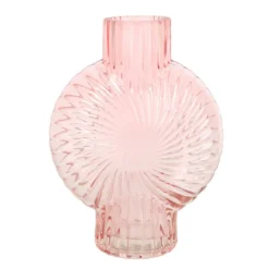 Vase verre rond