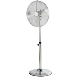 Ventilateur sur pied chrome
