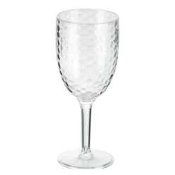Verre a vin craquele transparent