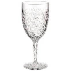 Verre a vin effet craquele