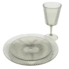 Verre a vin strie gris
