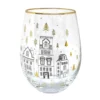 Verre cerf nordic noel