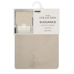 Vitrage x2 elegance 60x120cm