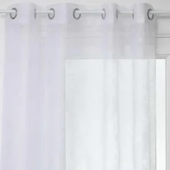 Voilage devo feuil blc 140x240