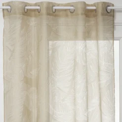 Voilage devo feuil lin 140x240