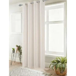 Voile teinte a rayures 140x240cm